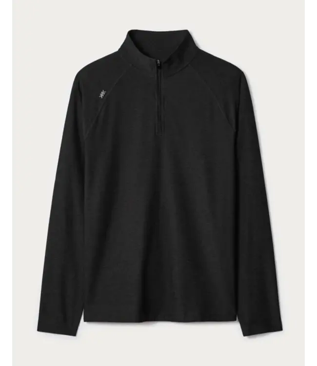 Atmosphere Midweight 1/4 Zip- True Black