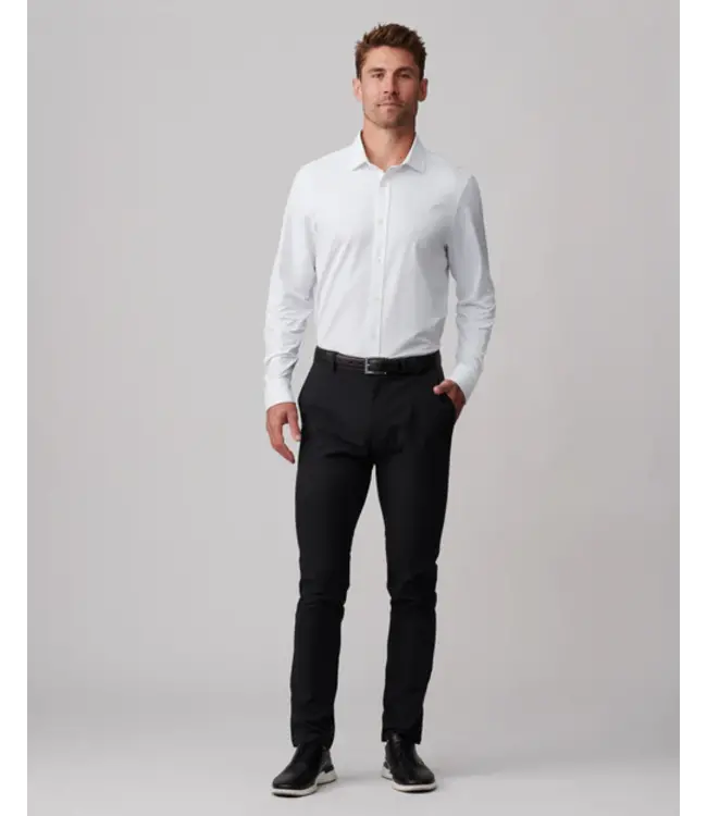 Commuter Shirt Semi Spread Collar- Business White