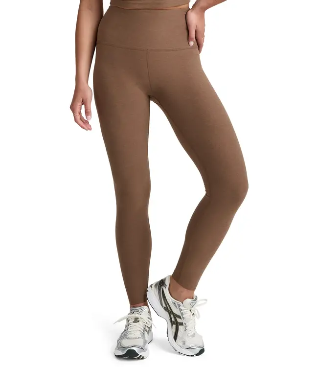 Spacedye Caught In The Midi HW Legging- True Chocolate Heather