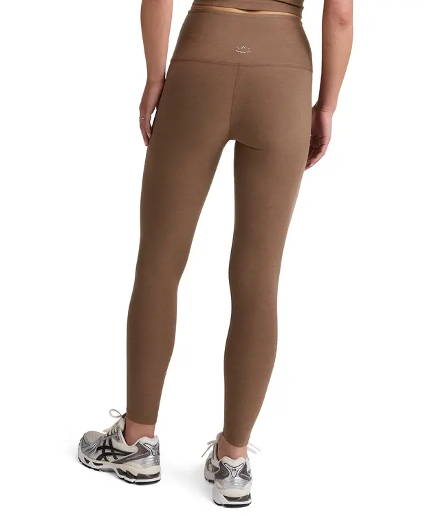 Spacedye Caught In The Midi HW Legging- True Chocolate Heather