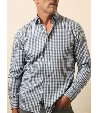 Faherty Brand The Movement Shirt- Sky Break Gingham