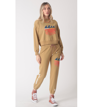Electric & Rose Classic Sweatshirt Best Coast- Old Gold