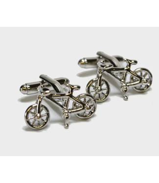 Curated Basics Bike Cufflinks- Steel
