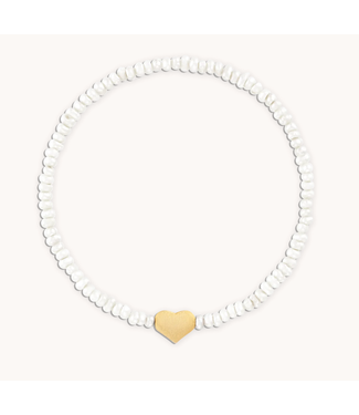Alexa Leigh Bella Bracelet- Pearl Heart