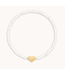 Bella Bracelet- Pearl Heart