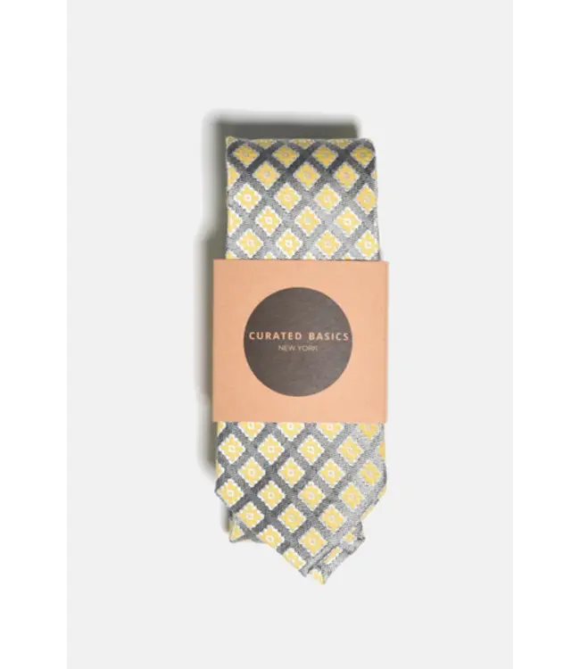 Yellow Foulard Tie