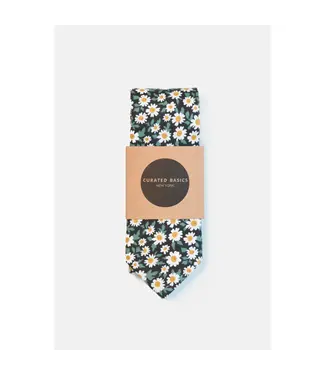 Curated Basics Daisy Floral Tie