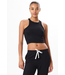 Kiki Rib Crop- Black