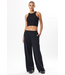 Kiki Rib Crop- Black