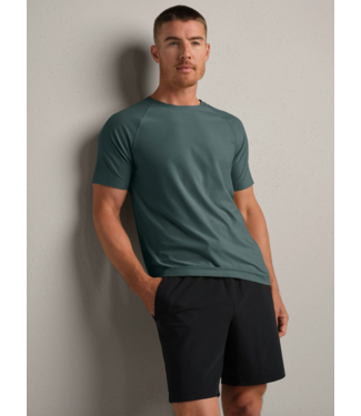 Rhone Apparel Reign Short Sleeve- Moss Green Heather