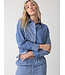 Boyfriend Shirt- Stripe Indigo