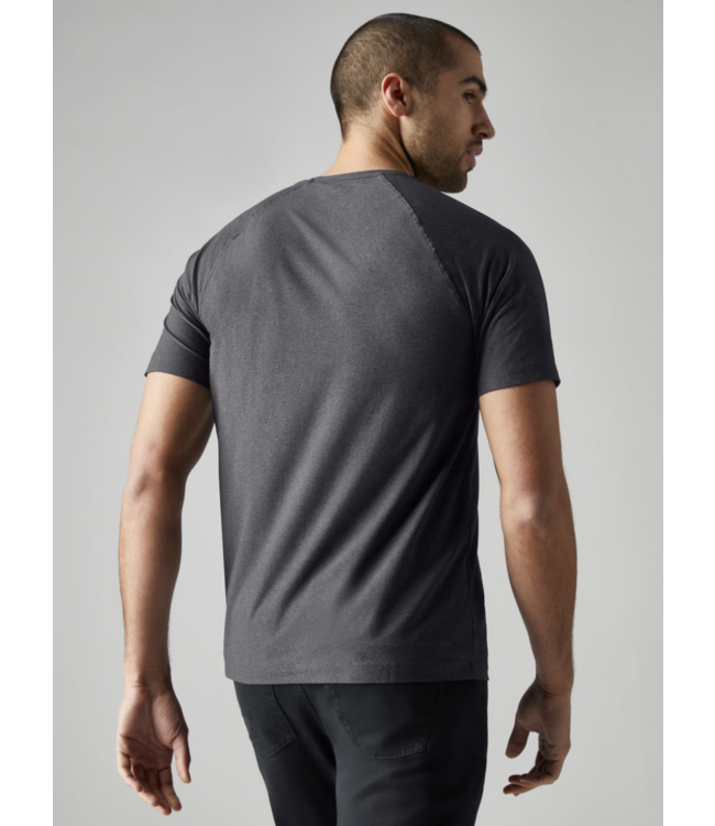REIGN SHORT SLEEVE- Black Heather