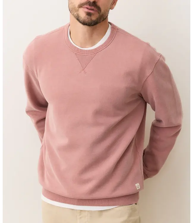 Relaxed Cloud 9 Fleece Crewneck- Ash Rose