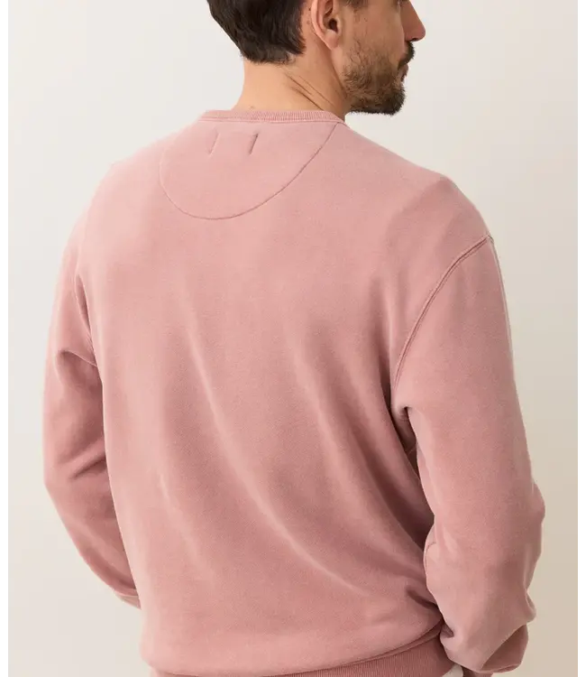 Relaxed Cloud 9 Fleece Crewneck- Ash Rose