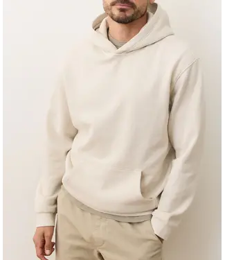 Marine Layer Relaxed Cloud 9 Fleece Hoodie- Whitecap