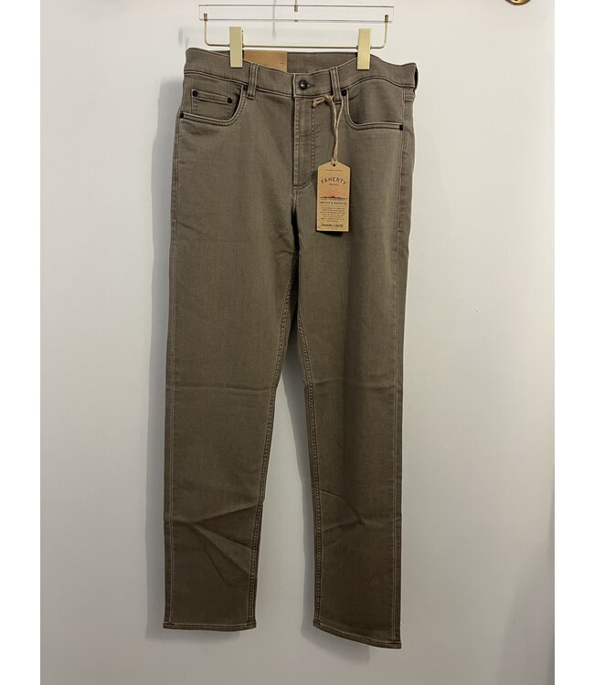 Stretch Terry 5 Pocket- Dark Rye