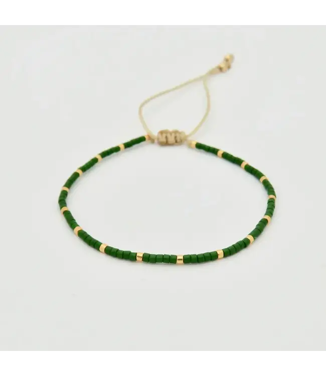 Ipanema Miyuki Bracelet- Hunter Green