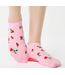 Women's Betsy Full Foot Grip Sock- Pink