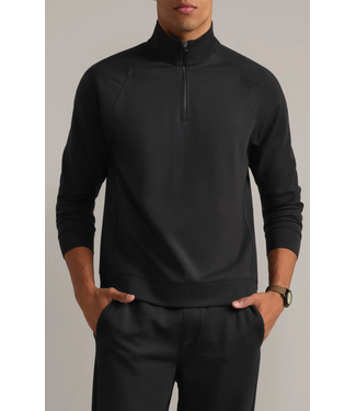 Rhone Apparel DreamState 1/4 Zip- Pure Black