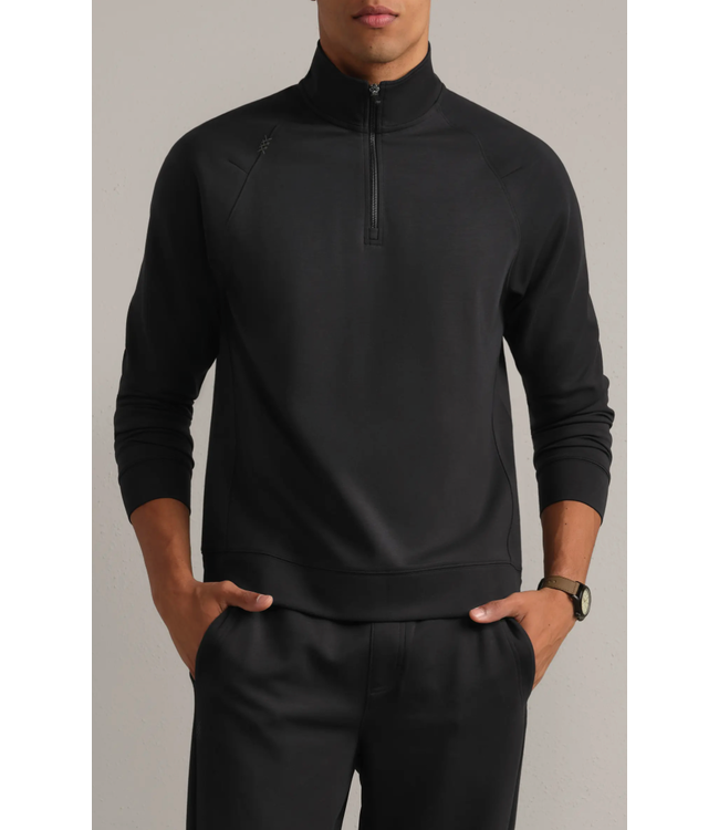 DreamState 1/4 Zip- Pure Black