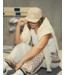 Track Hat- Khaki Nylon