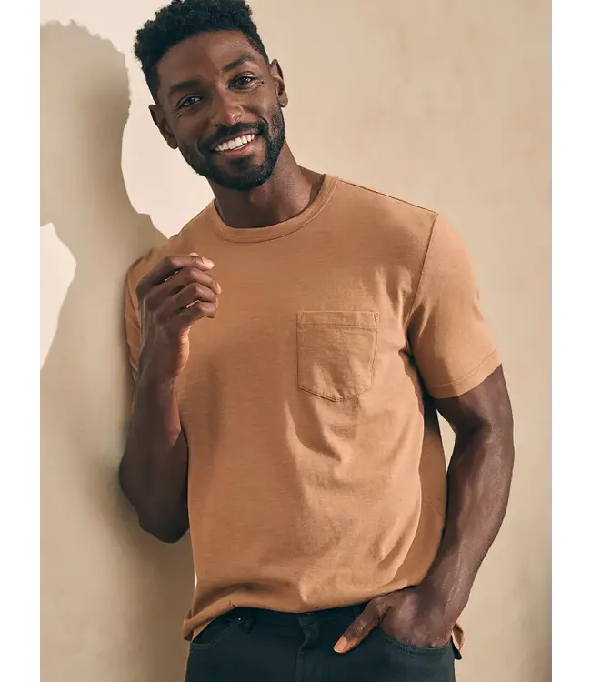 Sunwashed Pocket Tee- Walnut Branch