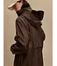 Kristen Rain Coat- Dark Truffle