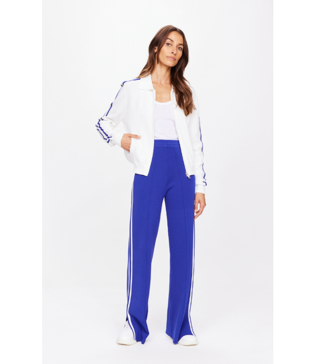 Carnaby Pari Zip Knit Jacket- White