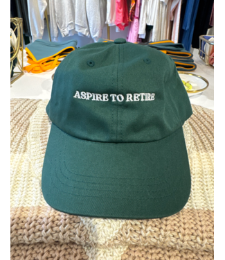 The Refined Spirit Aspire To Retire Cap- Spruce