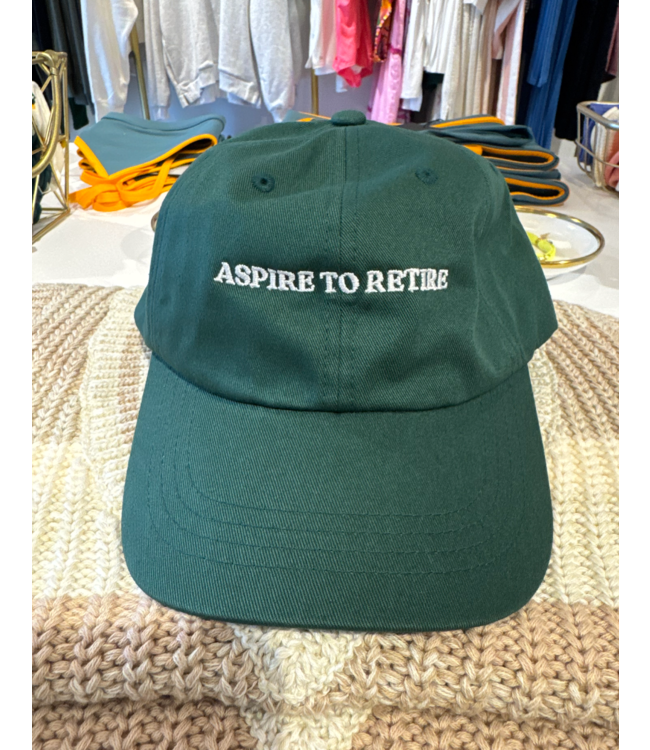 Aspire To Retire Cap- Spruce