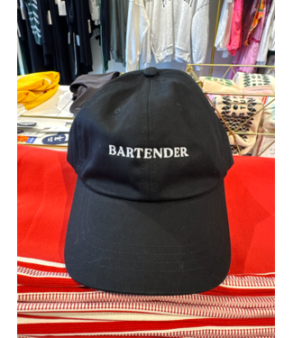The Refined Spirit Bartender Cap- Black