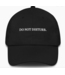 Do Not Disturb Cap- Black