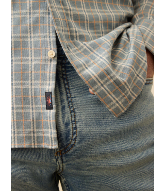 Coastline Knit Shirt- Autumn Storm Plaid