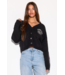 Cosmic Love Delaney Cardigan- Black