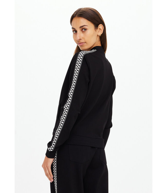 Moto Kasia Zip Through Jacket- Black