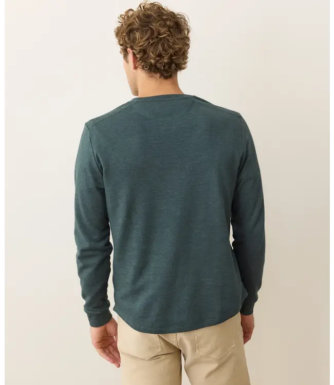 Pacifica Stretch Henley- Green Gables