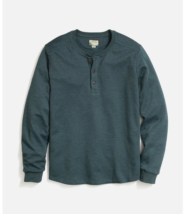 Pacifica Stretch Henley- Green Gables