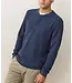Waffle Henley- Blue