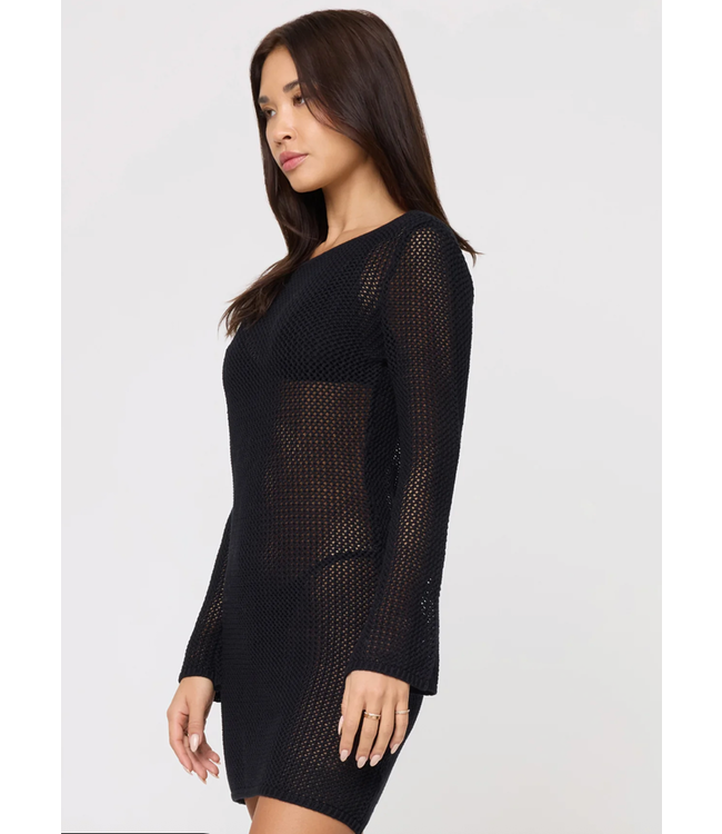Cleo Cover Up Dress- Black