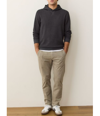 Marine Layer Waffle Hoodie- Charcoal