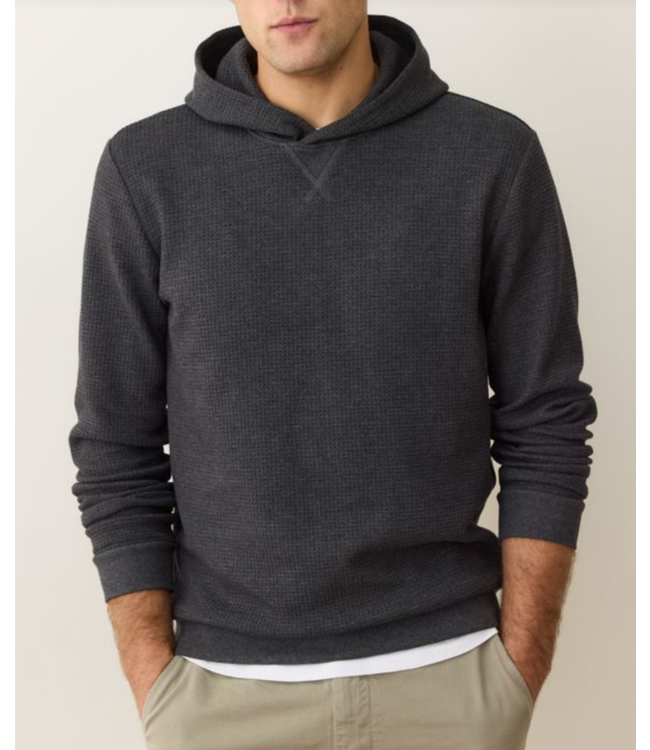 Waffle Hoodie- Charcoal