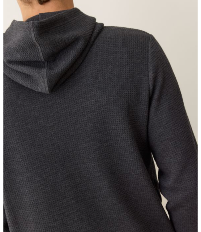 Waffle Hoodie- Charcoal