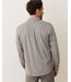 Pacifica Stretch Twill Overshirt- Grey Railroad Stripe