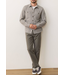 Pacifica Stretch Twill Overshirt- Grey Railroad Stripe