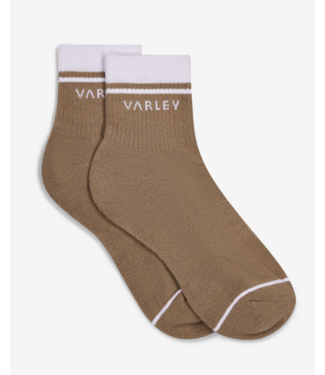 Varley Lenni Half Crew Sock- Desert Taupe