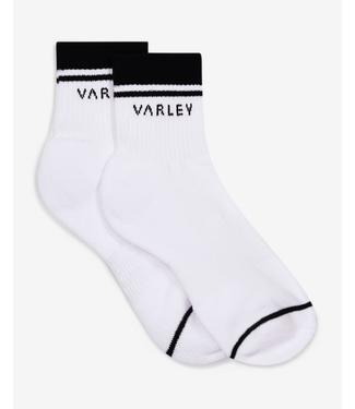 Varley Lenni Half Crew Sock- White/Black