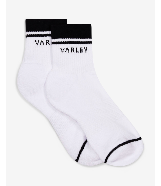 Lenni Half Crew Sock- White/Black