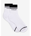 Lenni Half Crew Sock- White/Black