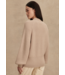 Martina High Neck Rib Knit- Cement