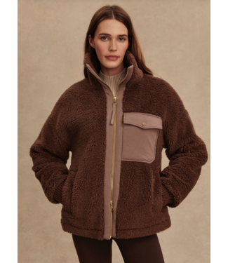 Varley Lowell Sherpa Jacket- Carafe